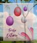 Preview: Ostern in rosa, Scheibenhänger eckig